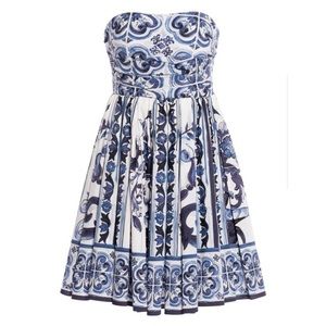 Dolce & Gabbana Strapless Mini Dress